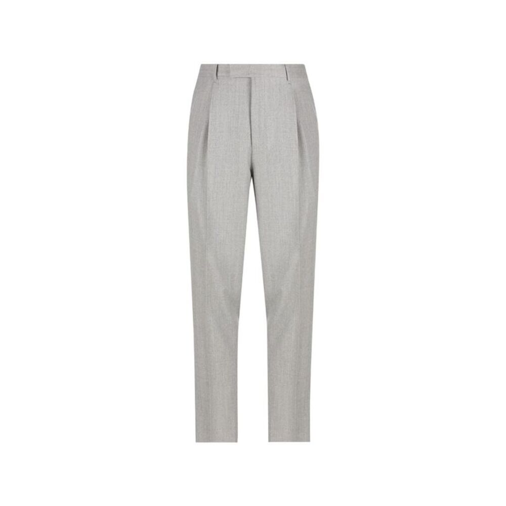 Zegna Grey Trousers - Tapered Trousers Men